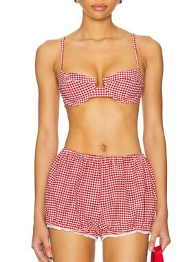 Lovers & Friends Red Gingham Set